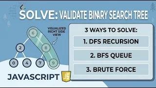 98 Validate Binary Search Tree - LeetCode JavaScript