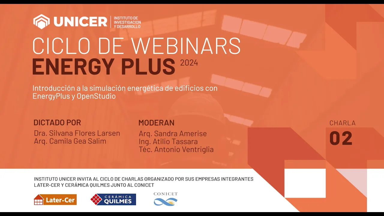 Charla 2: Introducción a la simulación energética de los edificios con Energy Plus