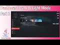 Java UI Design - Dashboard Dark Mode and Light Mode Part 2