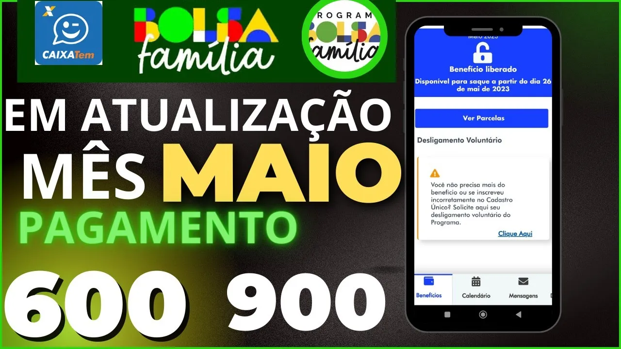 BOLSA FAMÍLIA EM ATUALIZAÇÃO DE PAGAMENTO MÊS DE MAIO Mesmo BLOQUEADO