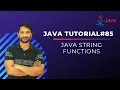 String Functions in Java Java String Programming In Hindi