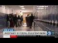 Governor Lamont visits Meriden middle school to discuss uncertainty of federal funding