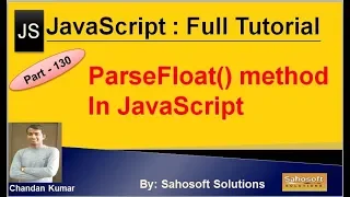 ParseFloat method in JavaScript JavaScript Full Tutorial in Hindi