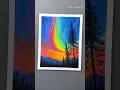 Lagu Colorful Aurora Painting #shortsfeed #shorts