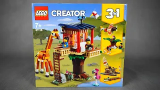 LEGO CREATOR 31116 - DOMEK NA DRZEWIE NA SAFARI - RECENZJA
