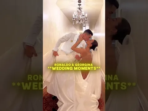 Georgina & Ronaldo Wedding Moments....❤️‍🩹 #ronaldo #georgina #wedding #shorts