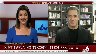 Miami-Dade Schools Superintendent on School Closures NBC 6