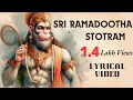 Download Lagu Sri Ramadootha (Anjaneya) Stotram | Ram Ram Rakthavarnam | Lyrical Video | Hanuman movie Song