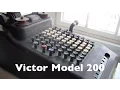 Victor Adding Machine Model 200 Review HowTo
