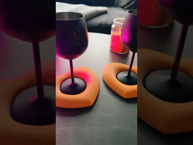 Heart Shaped Coaster Valentines video thumbnail