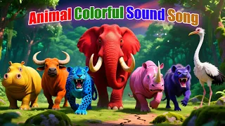 animal colorful sound song animal music zazzy melody