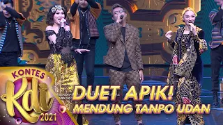 Download DUET APIK! MENDUNG TANPO UDAN - DENNY CAKNAN, ZASKIA GOTIK, NELLA KHARISMA | KONTES KDI 2021 MP3