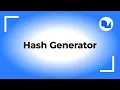 Hash Generator