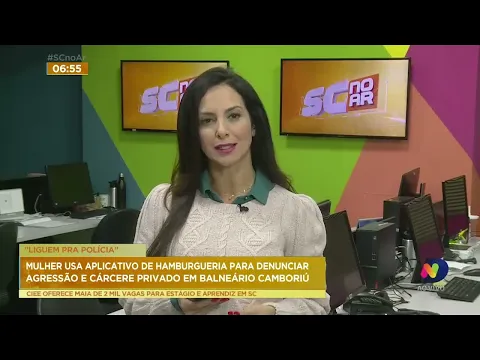 Mulher usa aplicativo de hamburgueria para denunciar agressão em Balneário Camboriú