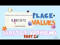 What is Place Value Practice Problems Worksheet 1 Part 2 Made Easy for Kids