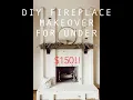 How to German Schmear a Brick Fireplace
