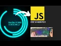 ASMR Programming - Coding JS Clock