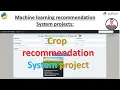 Crop Recommendation System Project Machine Learning AI-Powered Crop Selection ML Projects