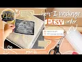 How I package Etsy orders - marked as gift with gift message included