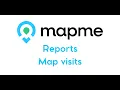 Create a report for your map visits