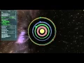 DigiPen PHY 500 Solar system simulation semi-implicit Euler-Cromer midpoint integrator