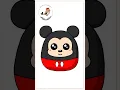 How To Draw Mickey Mouse Squishmallow