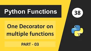 Decorator in python Decorator Example in Python Advanced Python Tutorial