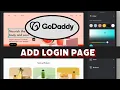 How to Add Login Page on Godaddy 2025