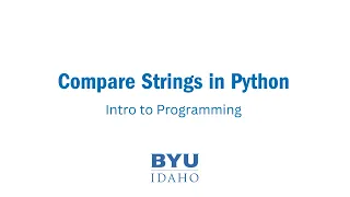 How to Compare Strings in Python Case-Insensitive User Input Tutorial