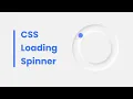 Neumorphism Loading Spinner in HTML CSS CSS Animations