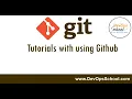 Git Tutorials with using Github