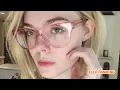 Elle Fanning Glamorous Style Bikini Lacewear Nightwear Fashionista Mini Outfit