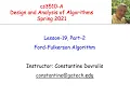 Introduction to Algorithms - Lesson 19 2