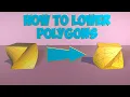polygon reduction cinema 4d how to reduce the number of polygons in cinema 4d