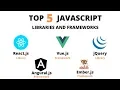 5 Most Popular Javascript Frameworks And Libraries 2020