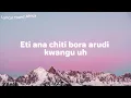 Nadia Mukami-WOZA (Official Lyrics)