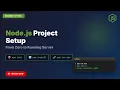 Node js Project Setup from Scratch npm init install run dev Beginner Tutorial