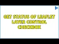 get status of Leaflet layer control checkbox