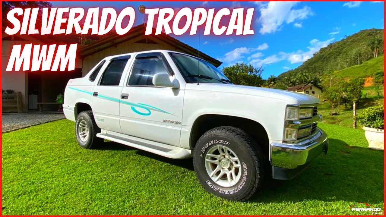 CHEVROLET SILVERADO "TROPICAL" ANO 1999 DIESEL MWM "VERDADEIRA JOIA" #silverado