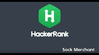 HackerRanck Sock Merchant - JavaScript