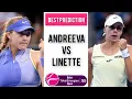 Lagu Mirra Andreeva vs Magda Linette | Qatar Open 2026 | Tennis Prediction