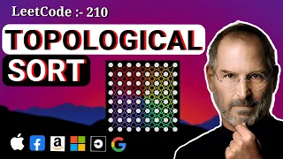 Course Schedule II LeetCode 210 Topological Sort