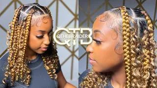 QTHEBRAIDER How To Short Knotless Curls