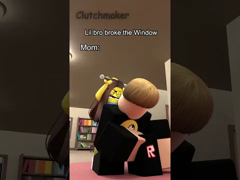 Lil bro broke the window 💀 #shorts #robloxanimation #roblox #fypp #memes