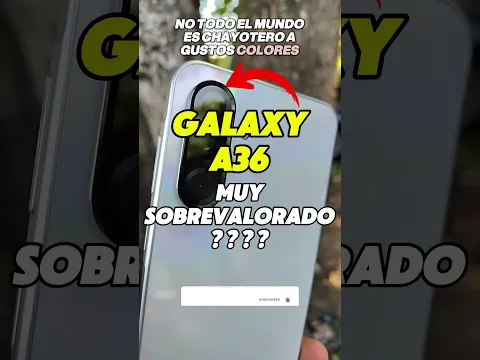 El Galaxy A36 tiene un gran problema: Hay muy pocos ⚠️