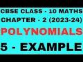 Example 5 l Exercise 2 2 l Chapter 2 Polynomials example5 l Class 10th Maths l NEW NCERT 2023-24