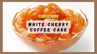 Download White Cherry preserve Coffee Cake | Recipe in Hindi/ Urdu | My Kitchen Vlog MP3