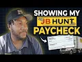 My JB Hunt Paycheck on semi-local accont