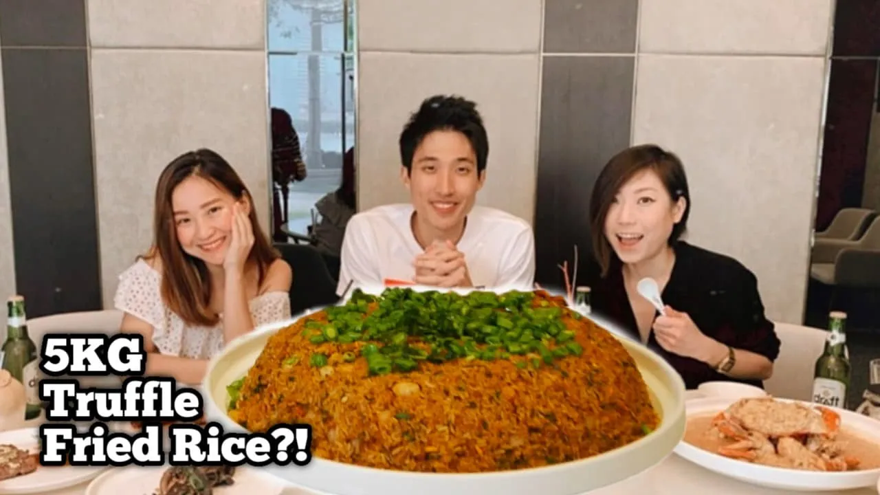 5KG Truffle Seafood Fried Rice Challenge!   Best Fried Rice in Singapore?!