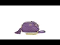 JOY IMAN Quilted Leather Crossbody Bag